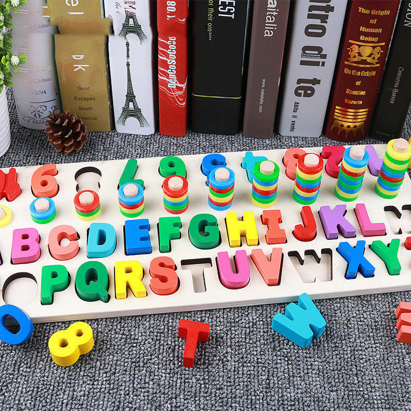 Baby Lane Educational 3D Alphabet and Number Puzzle: Colorful Fun for Kids