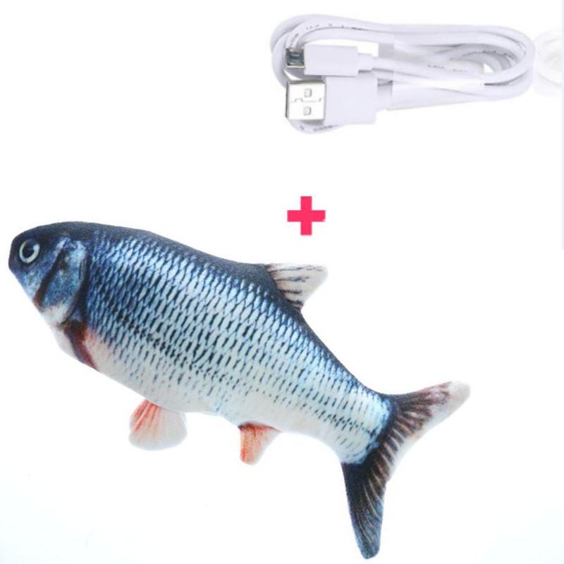 Baby Lane Simulation Fish Toy: Electric Jumping Fun for Cats!