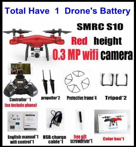 Baby Lane S10 FPV Quadcopter – WiFi 2MP Camera Racing Drone Kit