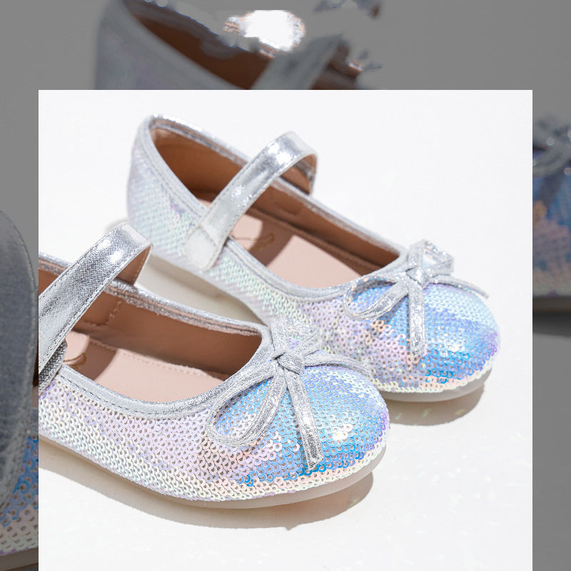 Baby Lane: Trendy Sequined Princess Shoes for Big Kids – Soft Sole for Happy Feet