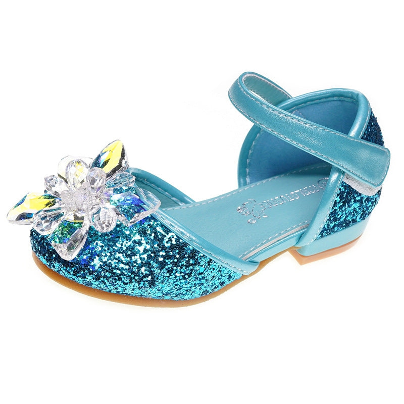 Baby Lane: Trendy Girls' Crystal Shoes – Beautiful Rhinestone Single Shoes