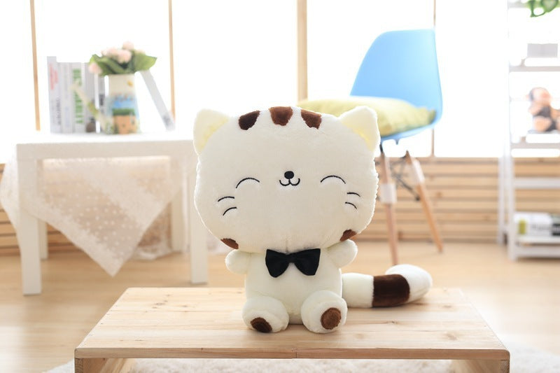 Babylane 45CM Colorful Cat Plush Toys | Cute Big Face Stuffed Animal Cushion
