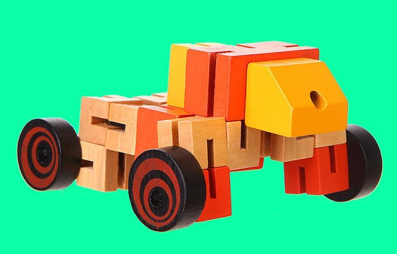 Baby Lane Wooden Robot Kits: DIY Toys for Imaginative Play