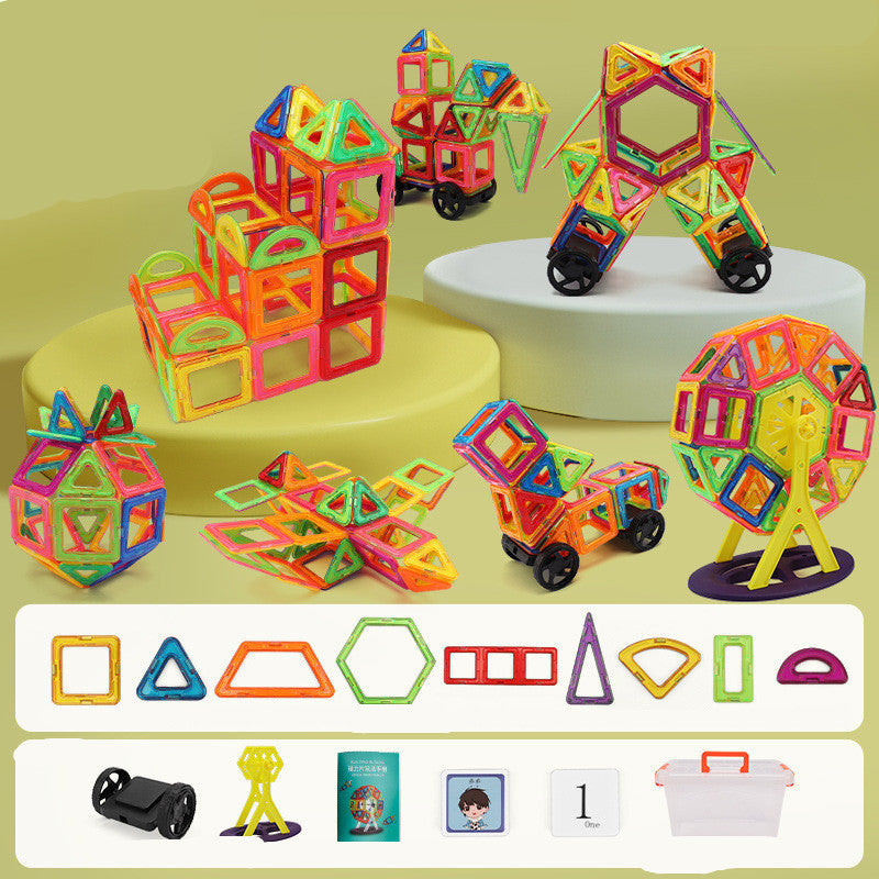 Baby Lane Educational Magnetic Piece Set: Interactive Building Blocks for Kids