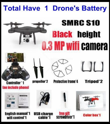 Baby Lane S10 FPV Quadcopter – WiFi 2MP Camera Racing Drone Kit