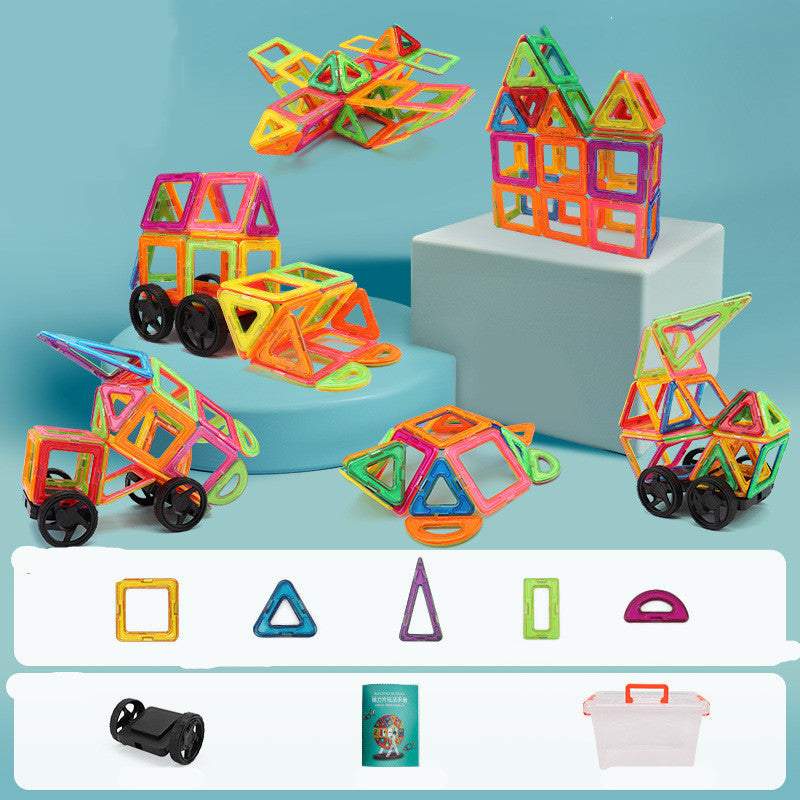 Baby Lane Educational Magnetic Piece Set: Interactive Building Blocks for Kids