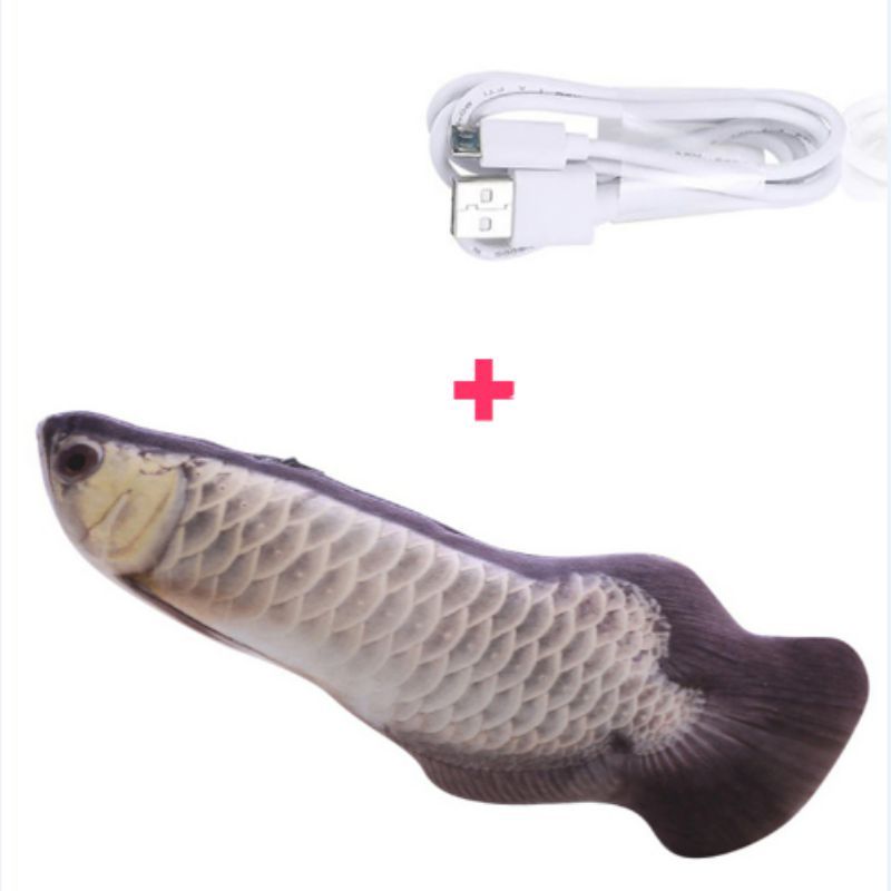 Baby Lane Simulation Fish Toy: Electric Jumping Fun for Cats!
