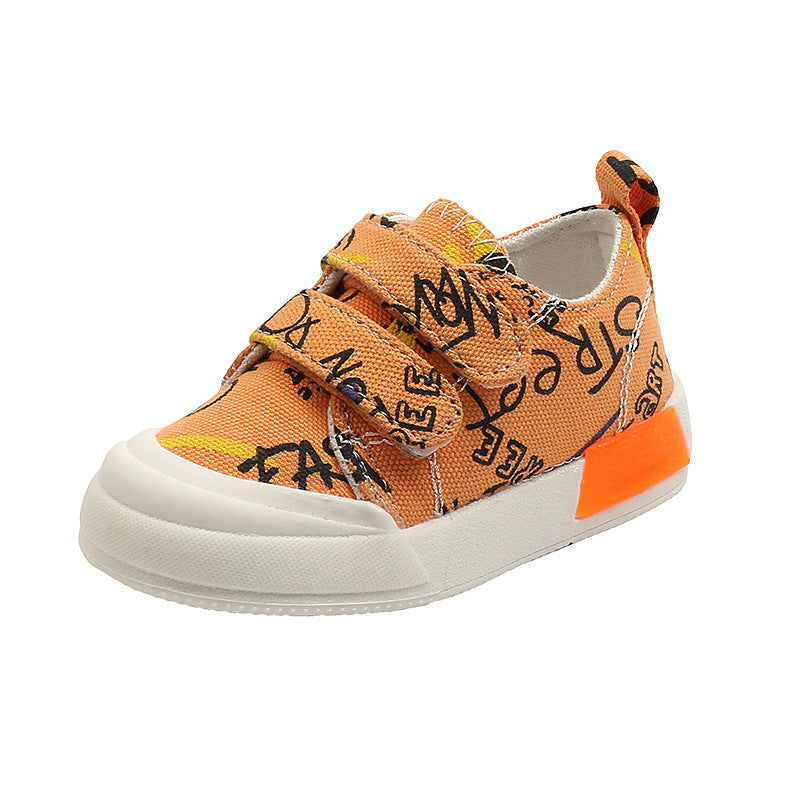 Baby Lane Baby Sneakers – Cute Canvas Shoes for Boys 0-2 Years Old!