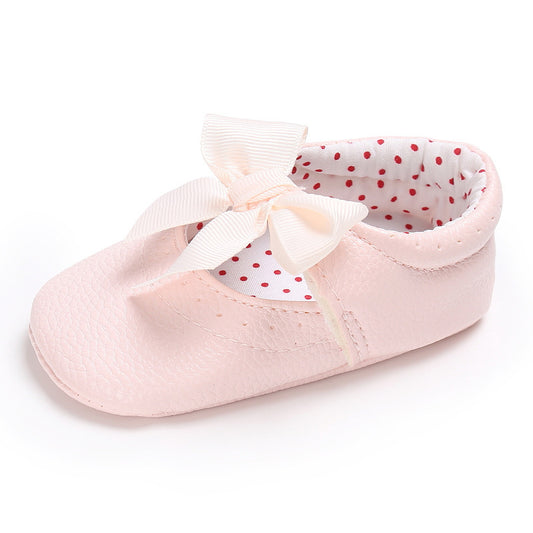 Baby Lane: Comfortable Soft Sole Baby Shoes – Stylish PU Princess Design