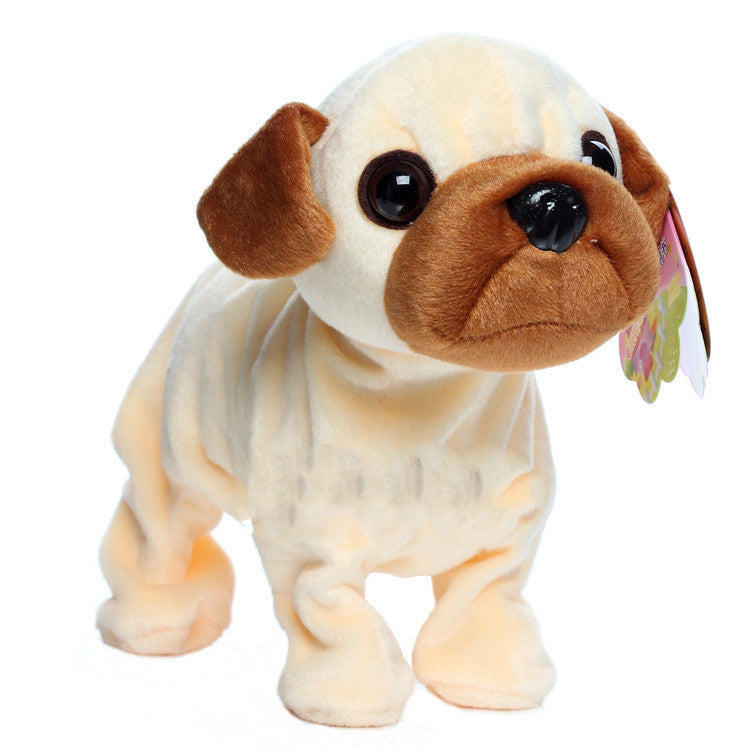Baby Lane: Interactive Voice Control Plush Mechanical Dog Doll for Kids