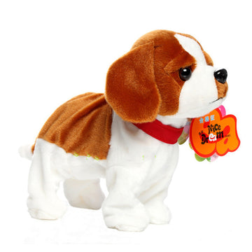 Baby Lane: Interactive Voice Control Plush Mechanical Dog Doll for Kids
