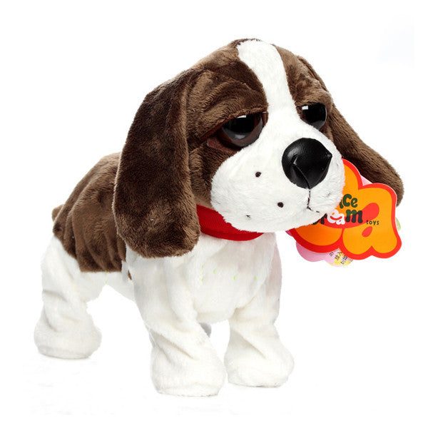 Baby Lane: Interactive Voice Control Plush Mechanical Dog Doll for Kids