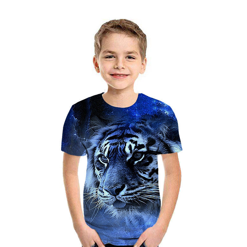 Babylane Kids' Fashion T-Shirt | 3D Digital Printing Short Sleeve Top