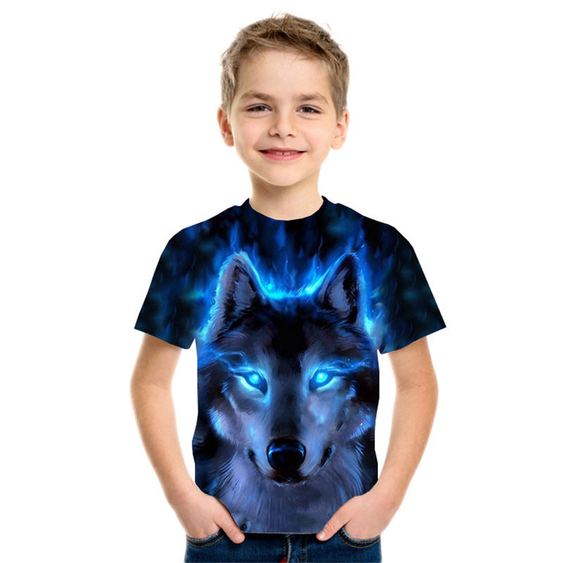 Babylane Kids' Fashion T-Shirt | 3D Digital Printing Short Sleeve Top