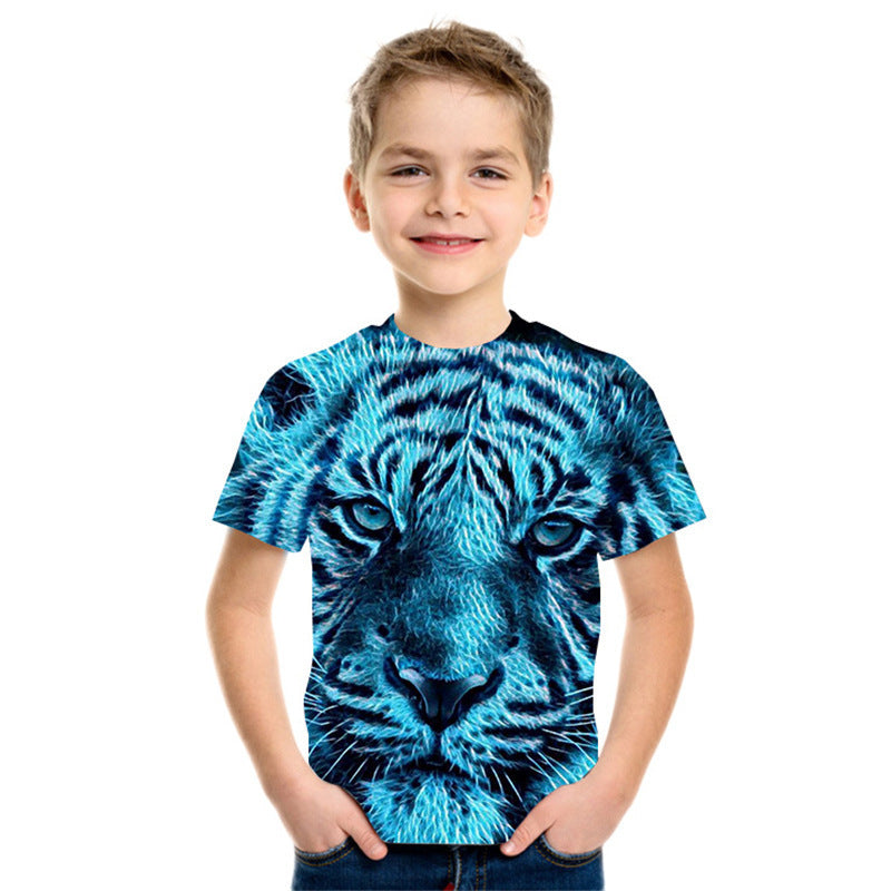 Babylane Kids' Fashion T-Shirt | 3D Digital Printing Short Sleeve Top