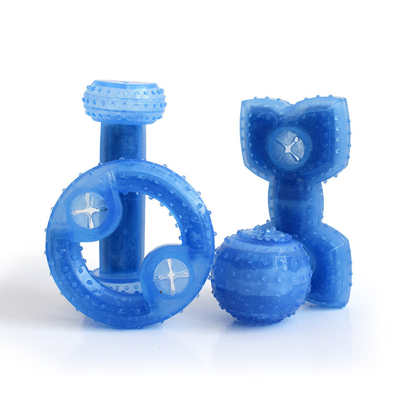 Baby Lane Puppy Chew Toy: Freezeable Cooling Ring for Hot Days