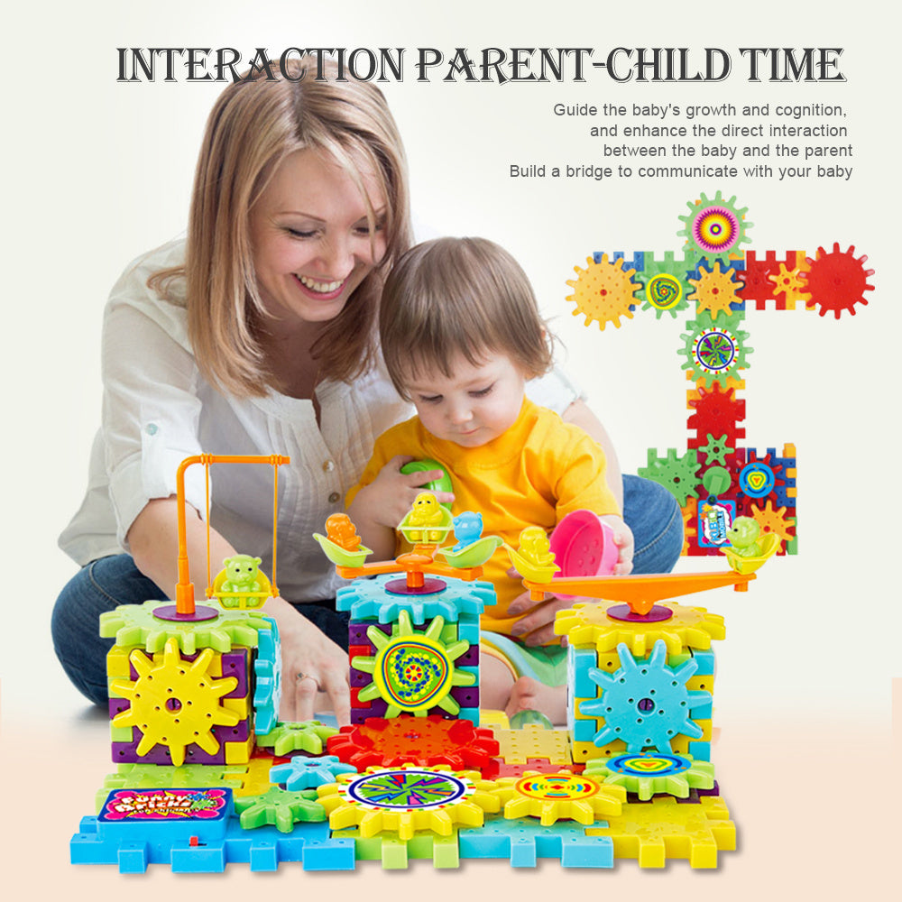 Baby Lane 3D Electric Gears Building Kits: Fun Educational Toys for Children