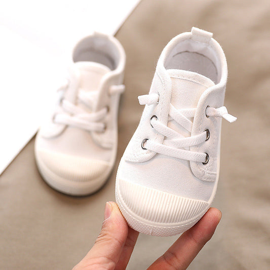 Babylane Kindergarten Indoor Shoes: Soft Canvas for Kids!