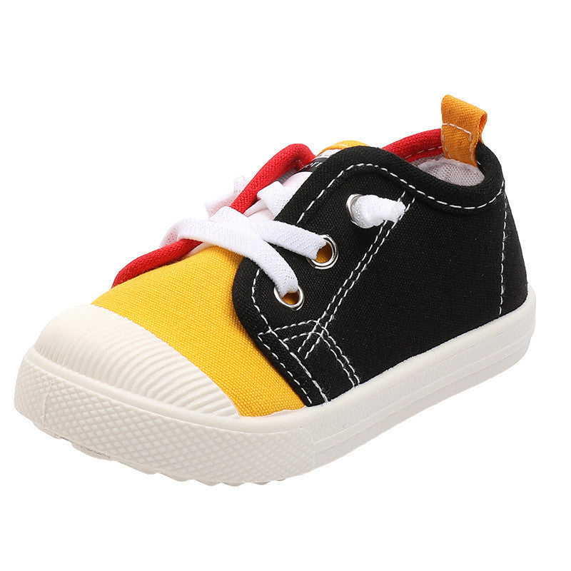 Babylane Kindergarten Indoor Shoes: Soft Canvas for Kids!