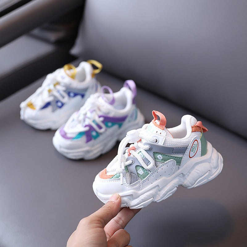 Baby Lane: Stylish Girls' Sports Shoes – Lightweight Breathable Boys' Running Shoes