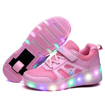 Baby Lane Girls' Colorful Roller Skates – Great for Active Play!