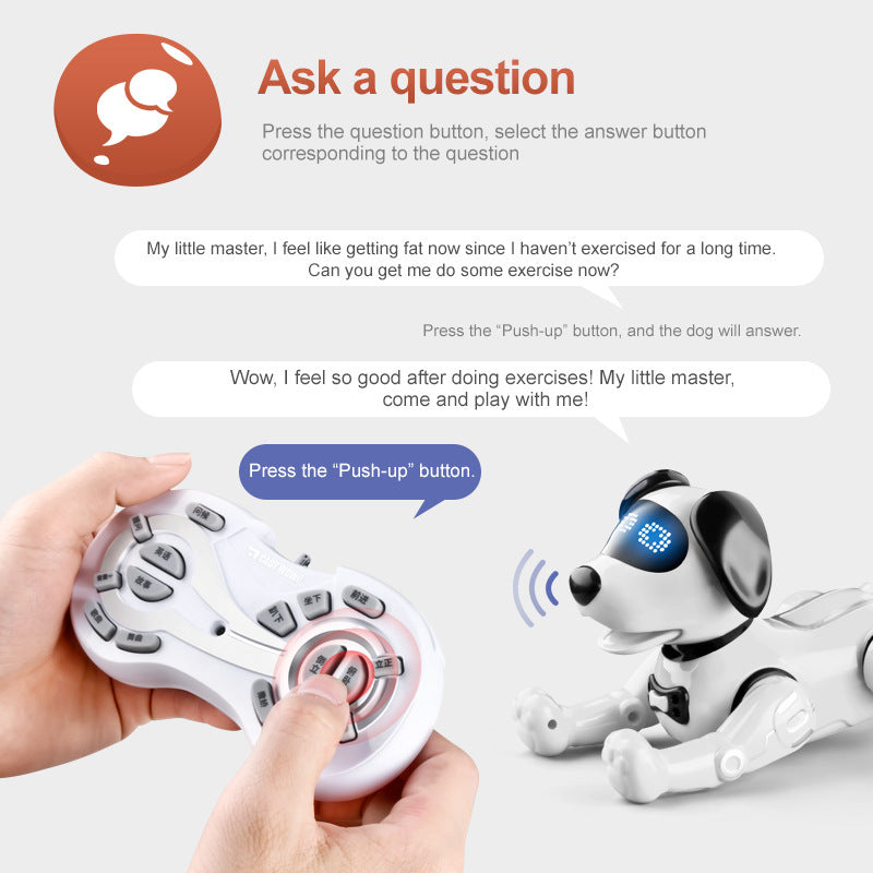 Baby Lane: Fun Smart Remote Control Robot Dog – Electronic Pet Gift for Kids