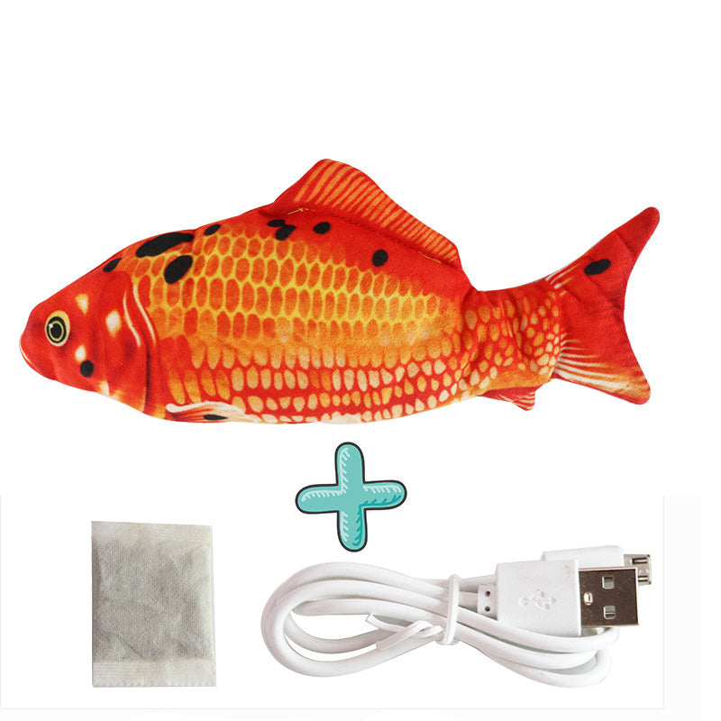 Baby Lane Simulation Fish Toy: Electric Jumping Fun for Cats!