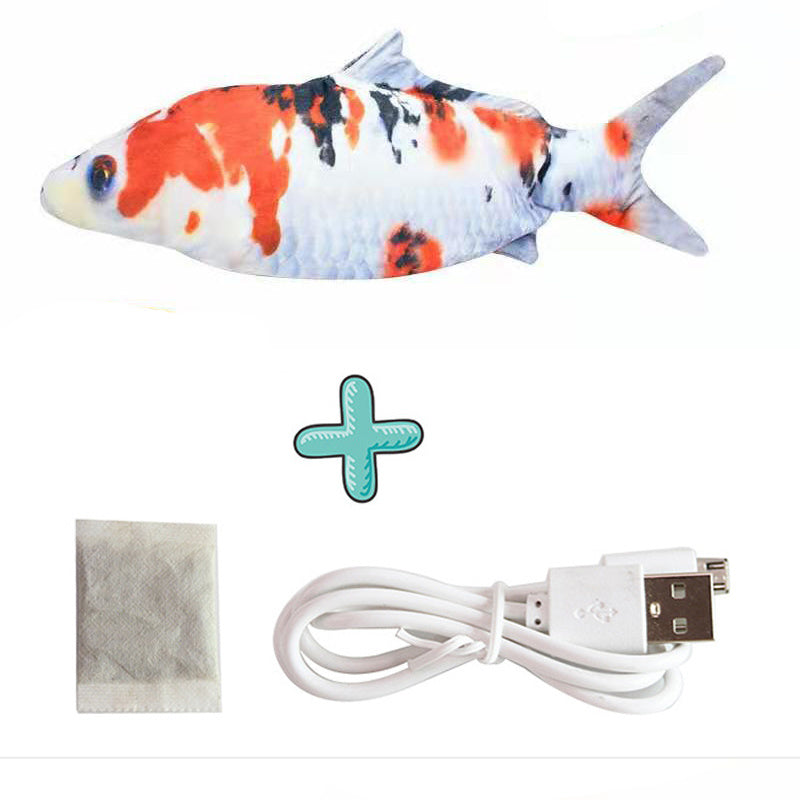 Baby Lane Simulation Fish Toy: Electric Jumping Fun for Cats!