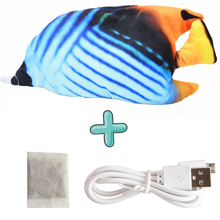 Baby Lane Simulation Fish Toy: Electric Jumping Fun for Cats!