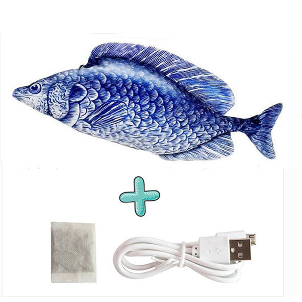 Baby Lane Simulation Fish Toy: Electric Jumping Fun for Cats!