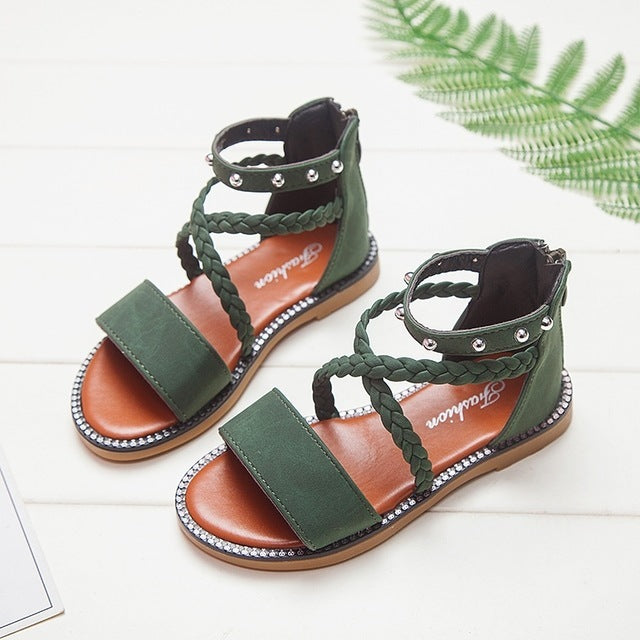 Baby Lane: Cute Leather Sandals for Toddlers – Ideal for Baby Girls