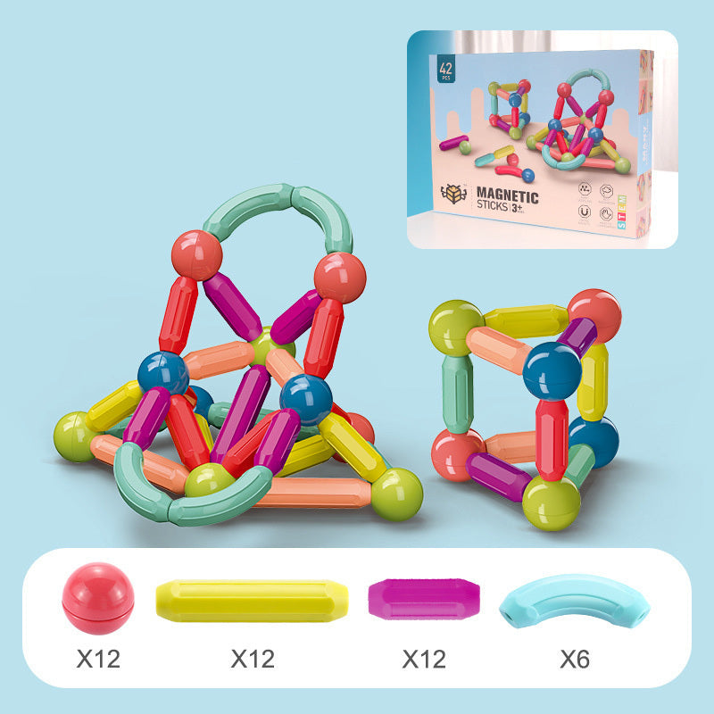Baby Lane DIY Magnetic Construction Set: Fun Gift for Creative Children