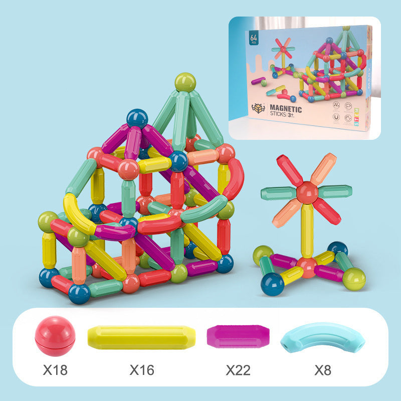 Baby Lane DIY Magnetic Construction Set: Fun Gift for Creative Children