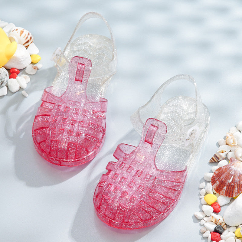 Baby Lane Cute Summer Baotou Princess Shoes – Soft Sole for Comfort!