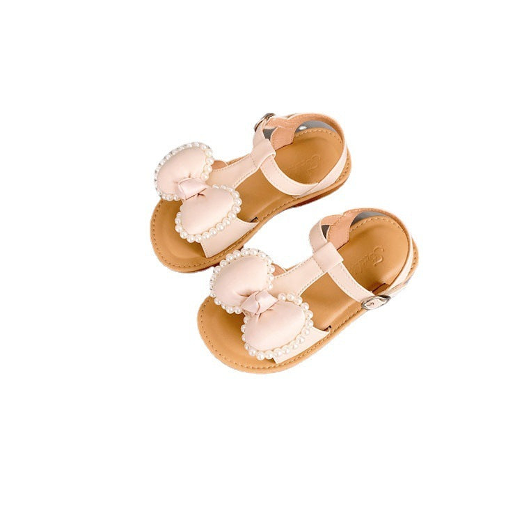 Baby Lane: Cute Casual Sandals for Girls – Velcro Bowknot Kids' Shoes