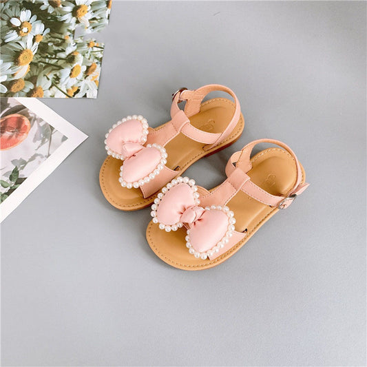 Baby Lane: Cute Casual Sandals for Girls – Velcro Bowknot Kids' Shoes