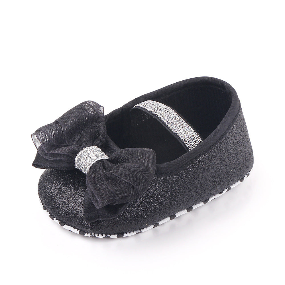 Baby Lane: Cute Newborn Baby Shoes – Soft-Soled Bow Princess Design