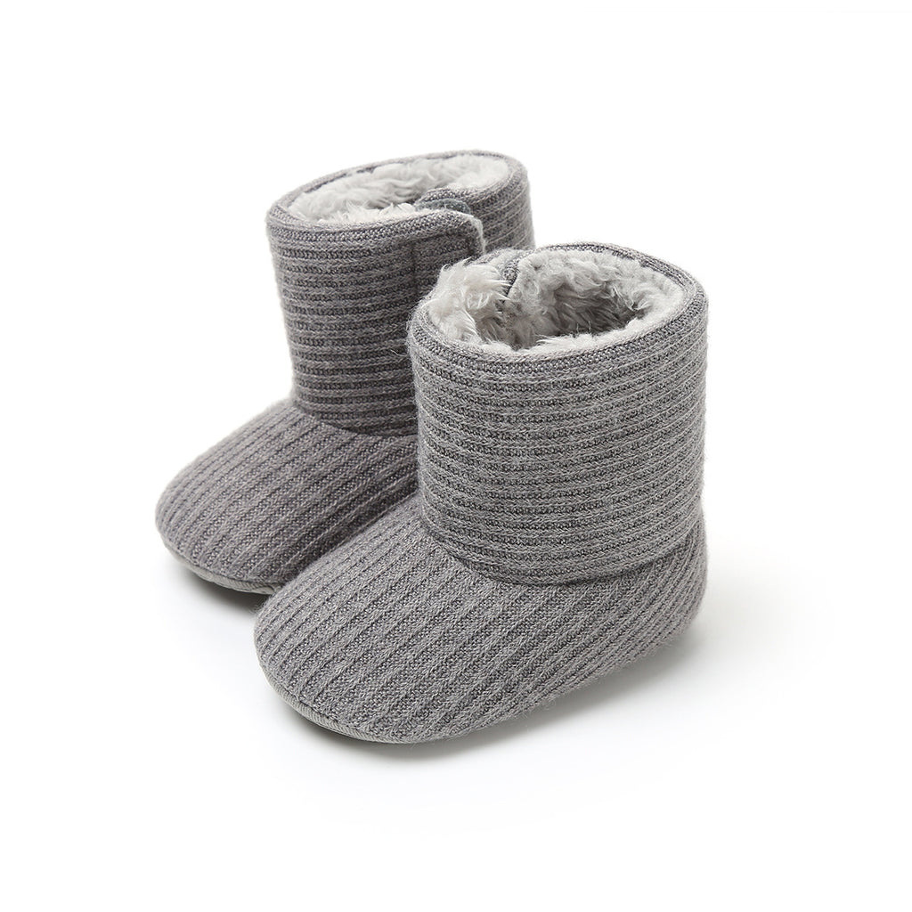 Baby Lane: Warm Sunflower Boots for Babies – Soft Cotton Toddler Footwear