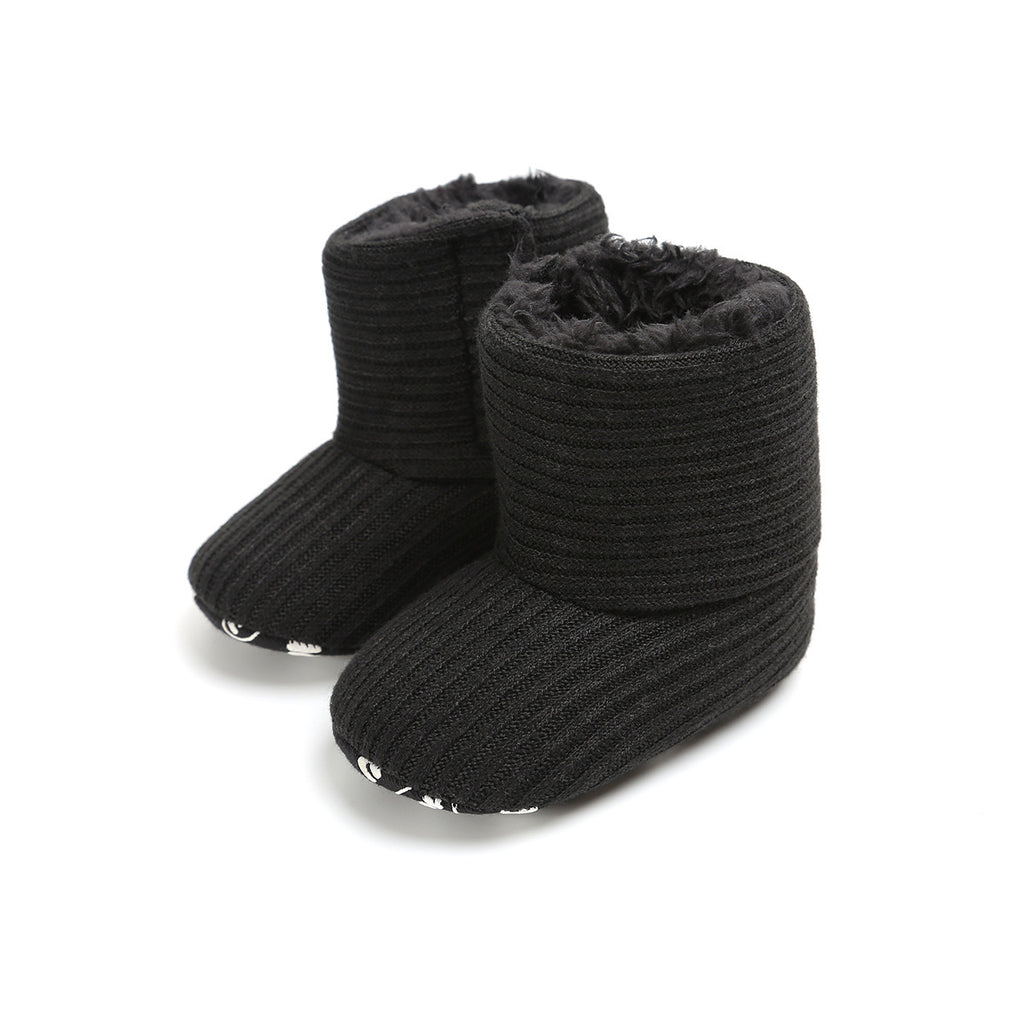 Baby Lane: Warm Sunflower Boots for Babies – Soft Cotton Toddler Footwear