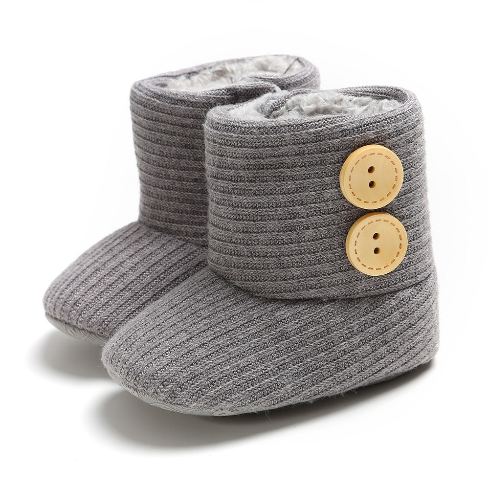 Baby Lane: Warm Sunflower Boots for Babies – Soft Cotton Toddler Footwear