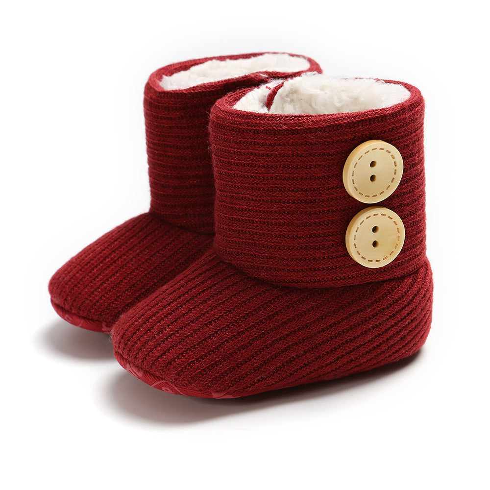 Baby Lane: Warm Sunflower Boots for Babies – Soft Cotton Toddler Footwear
