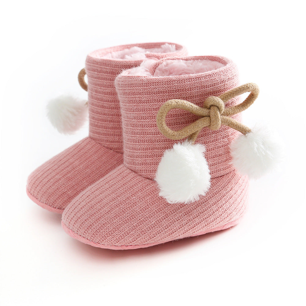 Baby Lane: Warm Sunflower Boots for Babies – Soft Cotton Toddler Footwear