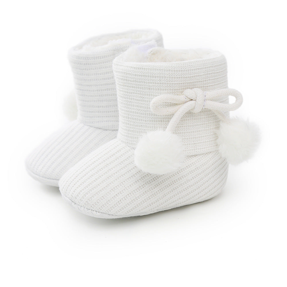 Baby Lane: Warm Sunflower Boots for Babies – Soft Cotton Toddler Footwear