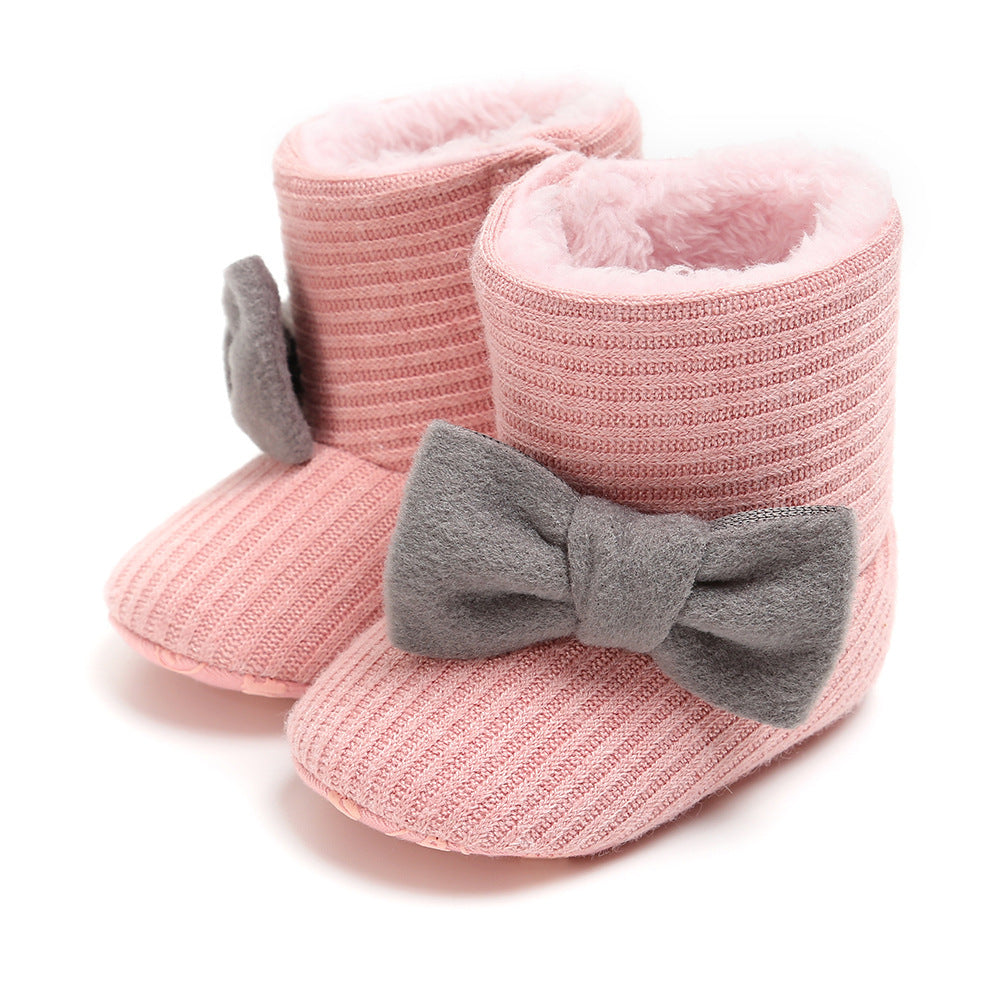 Baby Lane: Warm Sunflower Boots for Babies – Soft Cotton Toddler Footwear