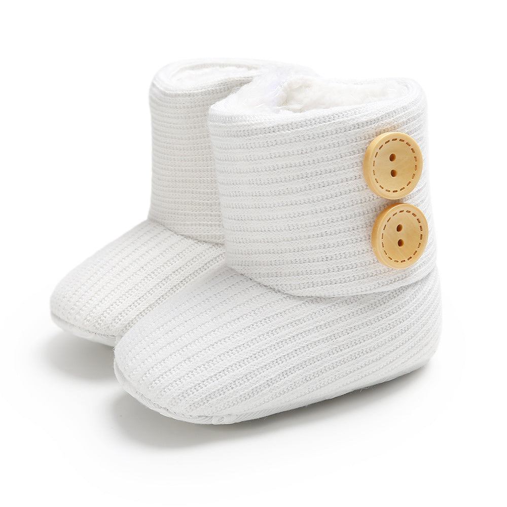 Baby Lane: Warm Sunflower Boots for Babies – Soft Cotton Toddler Footwear