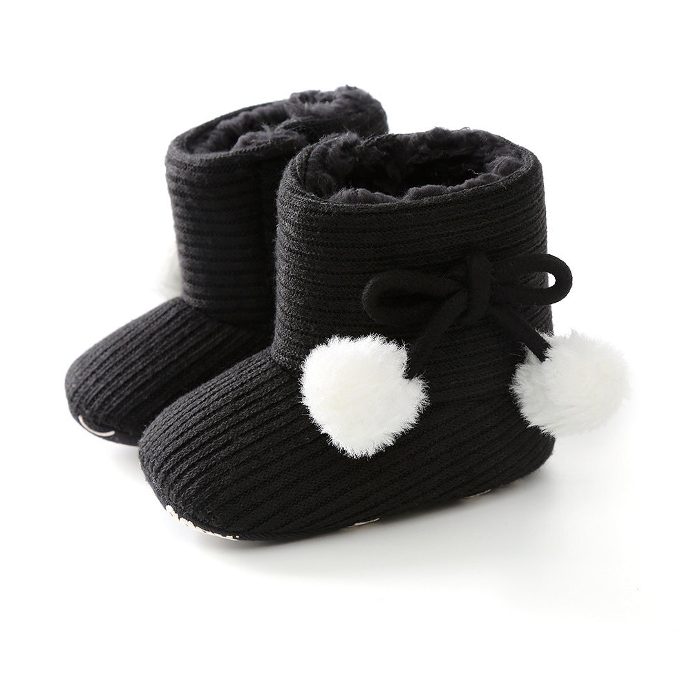 Baby Lane: Warm Sunflower Boots for Babies – Soft Cotton Toddler Footwear