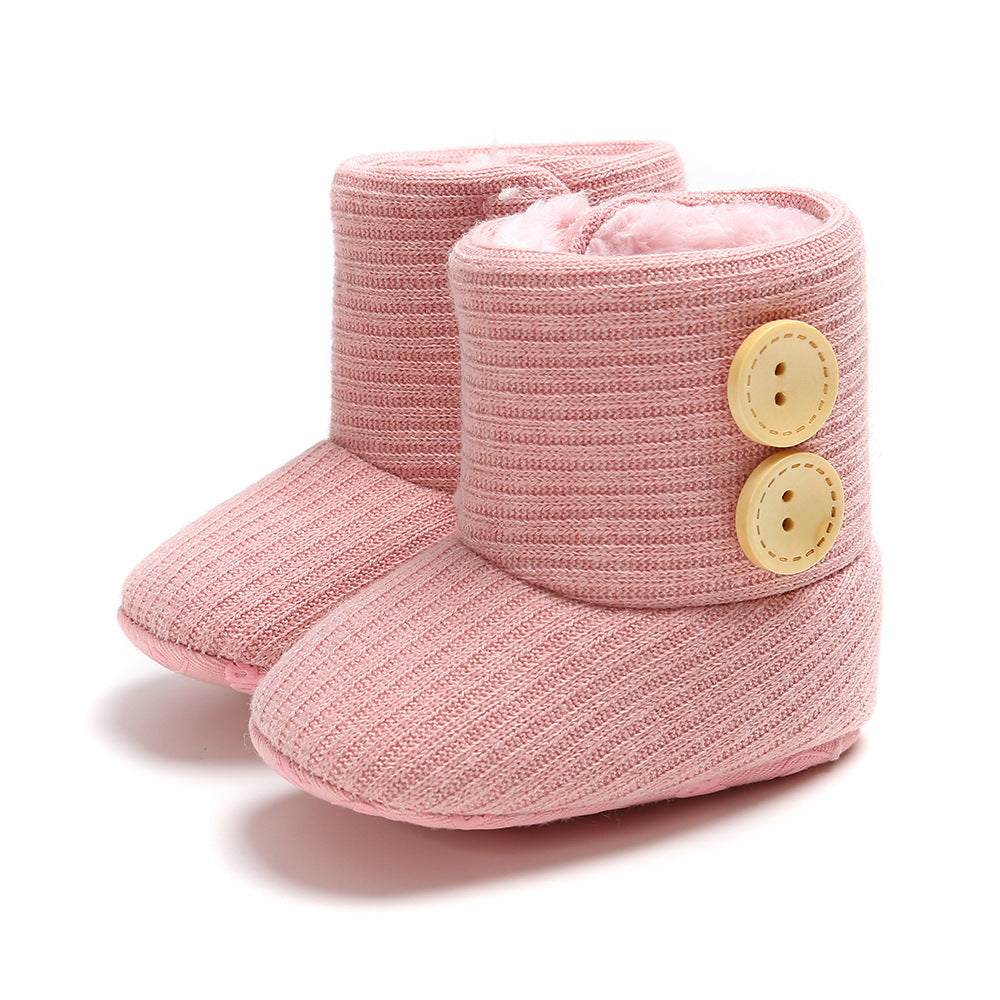 Baby Lane: Warm Sunflower Boots for Babies – Soft Cotton Toddler Footwear