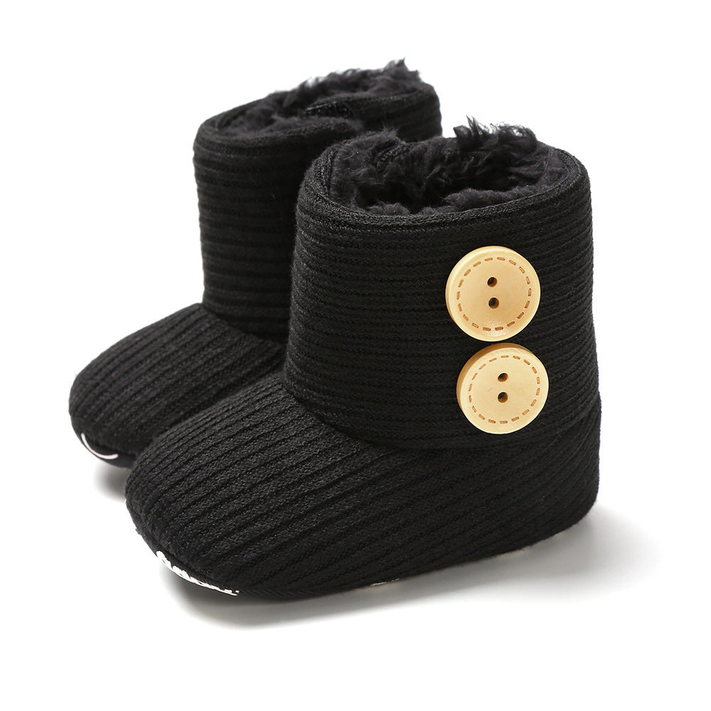 Baby Lane: Warm Sunflower Boots for Babies – Soft Cotton Toddler Footwear