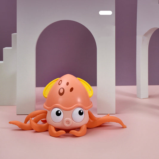 Baby Lane: Dual-Purpose Octopus Clockwork Bath Toy – Perfect for Water and Land Play
