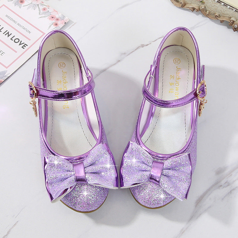 Baby Lane: Discover Stylish Simple Crystal Leather Shoes for Girls